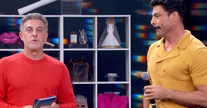 Luciano Huck e Cauã Reymond se reencontram ao vivo na Globo e geram surpresa com incidente inusitado