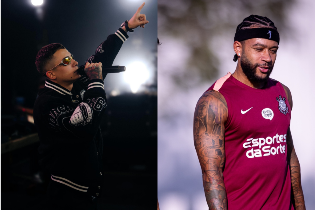 MC Hariel envia mensagem inesperada a Memphis Depay após movimentação do Corinthians
