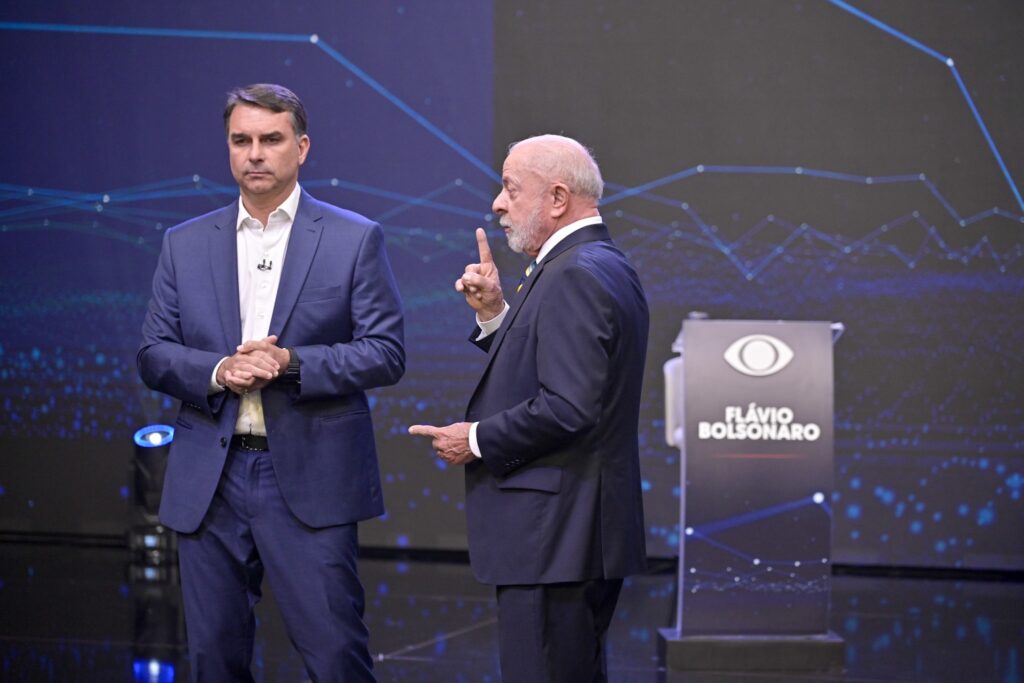 Debate entre Lula e Flávio gera 36,2 milhões de visualizações na Band, com 4,5 milhões oriundos de transmissões em rádio