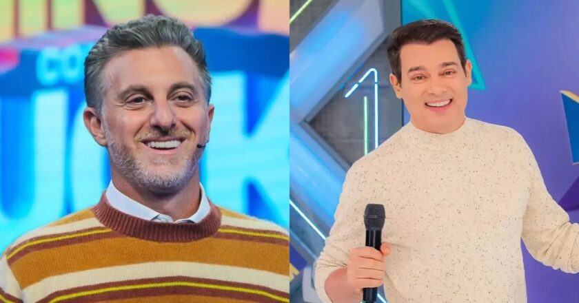 Luciano Huck fatura R$ 4 milhões na Globo, enquanto Celso Portiolli recebe R$ 900 mil no SBT e comanda sua própria rede de televisão